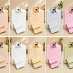 Premium Men’s Shirt and Vesti Combo